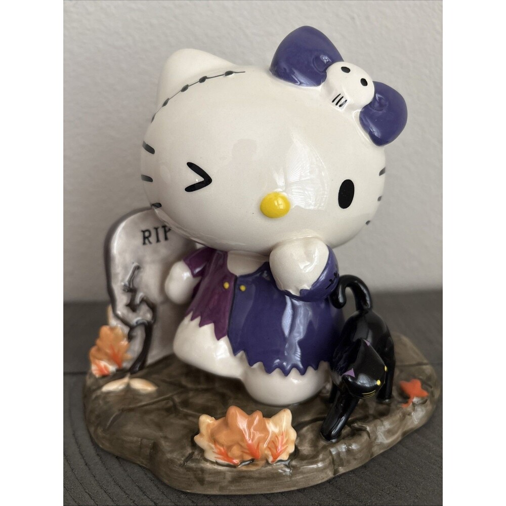 Blue Sky Clayworks HELLO KITTY RIP Happy  Halloween Figurine Zombie